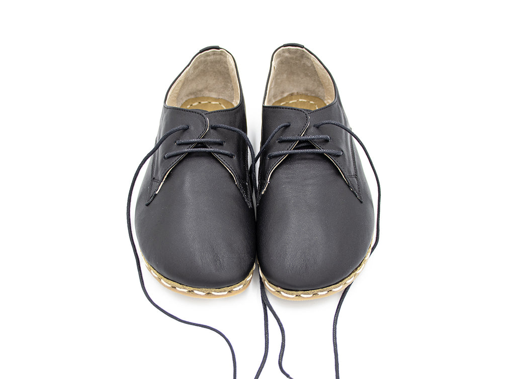 Barefoot Derby Shoes Black Men