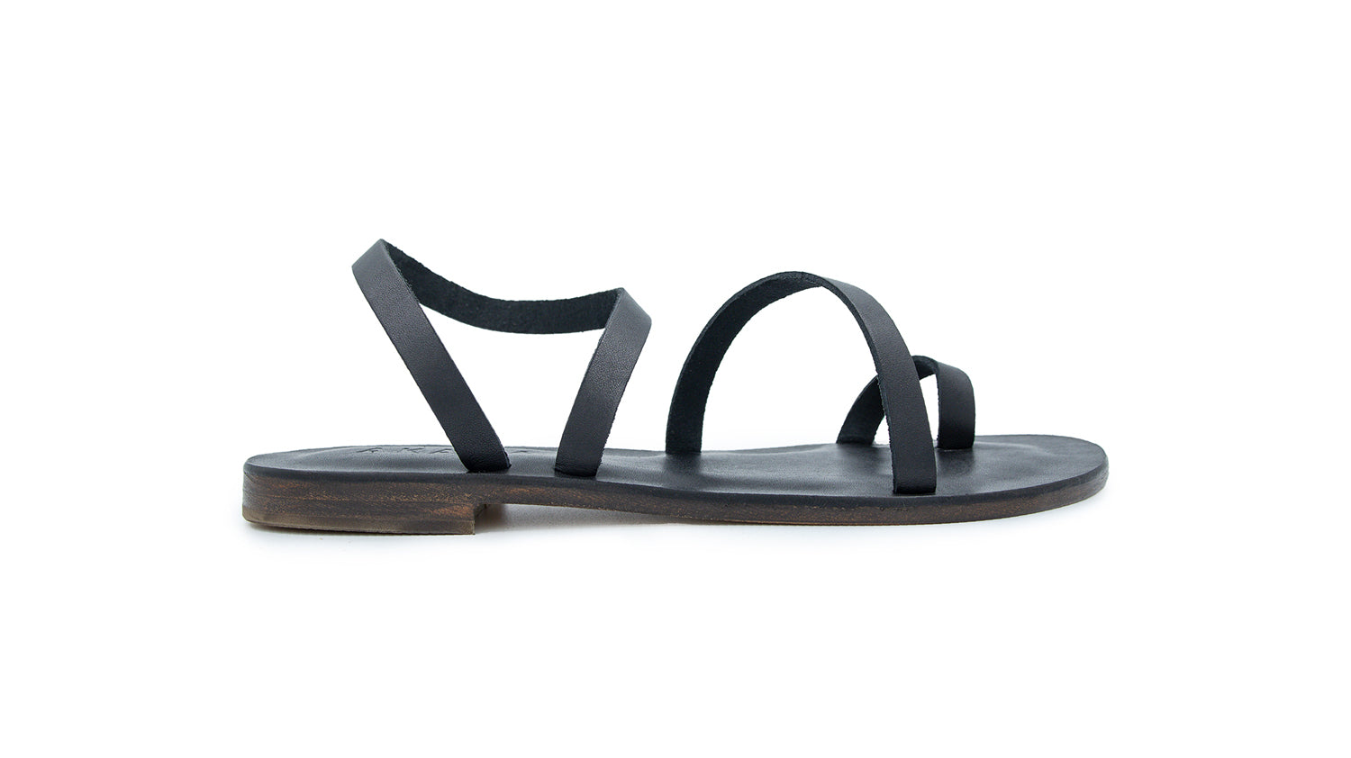 Venus Leather sandals - Black