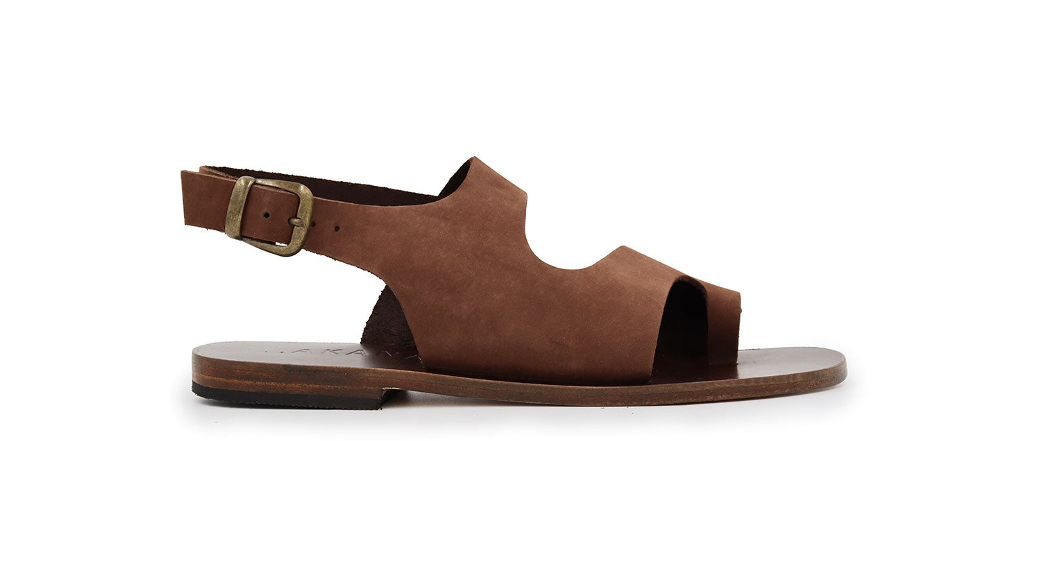 Efes Nubuck Sandals - Brown