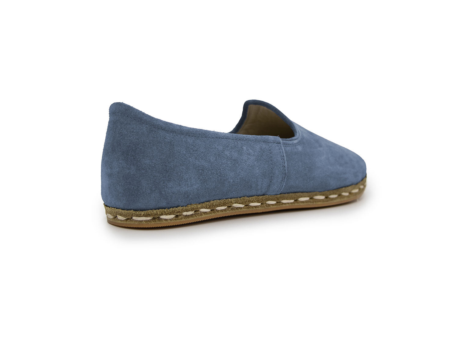 Denim Blue Suede Loafers