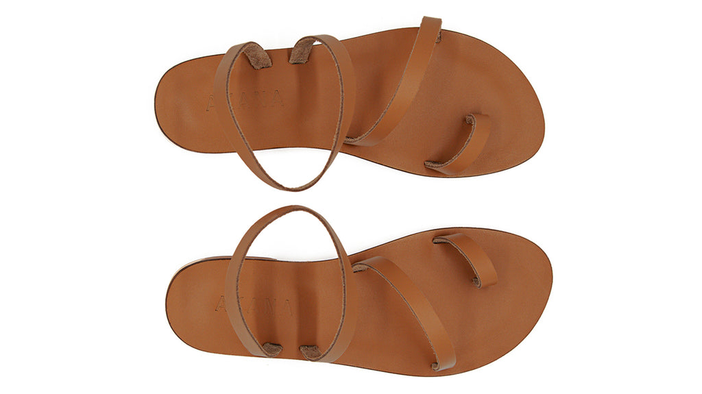 Venus Leather Sandals - Tan