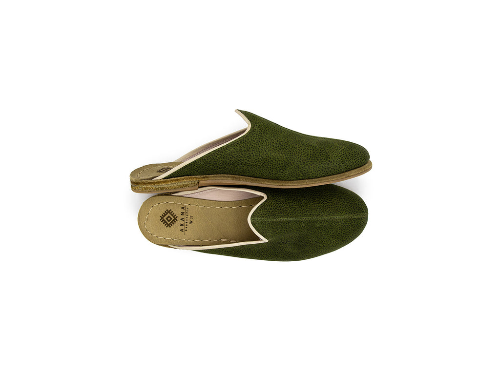 Terra Verde Leather Mules