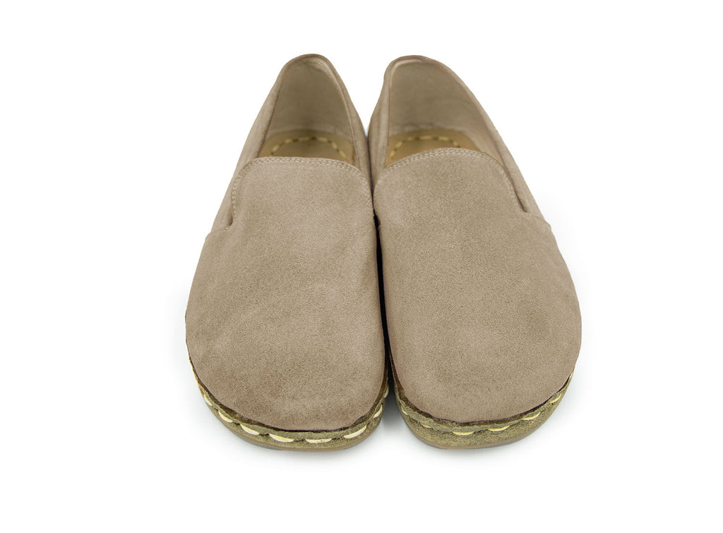 Barefoot Loafers Latte Suede